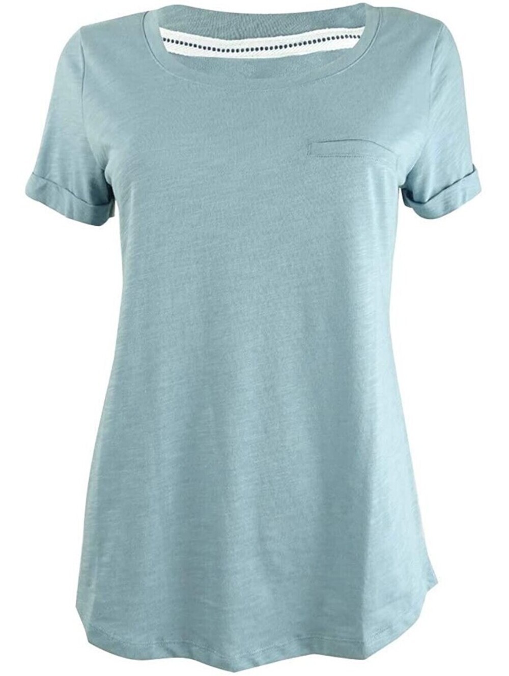 Charter Club Womens Crew Neck Knit Pajama Top Size XS